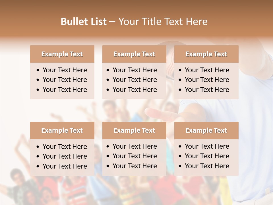 People In The Photo Are Happy PowerPoint Template