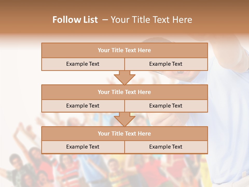 People In The Photo Are Happy PowerPoint Template