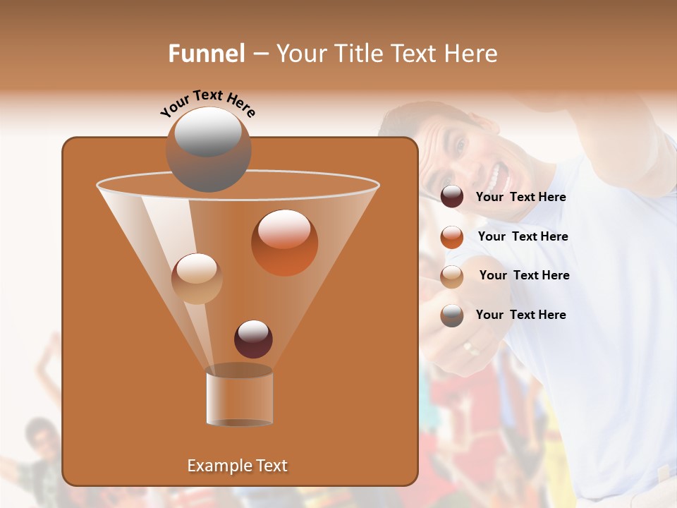 People In The Photo Are Happy PowerPoint Template