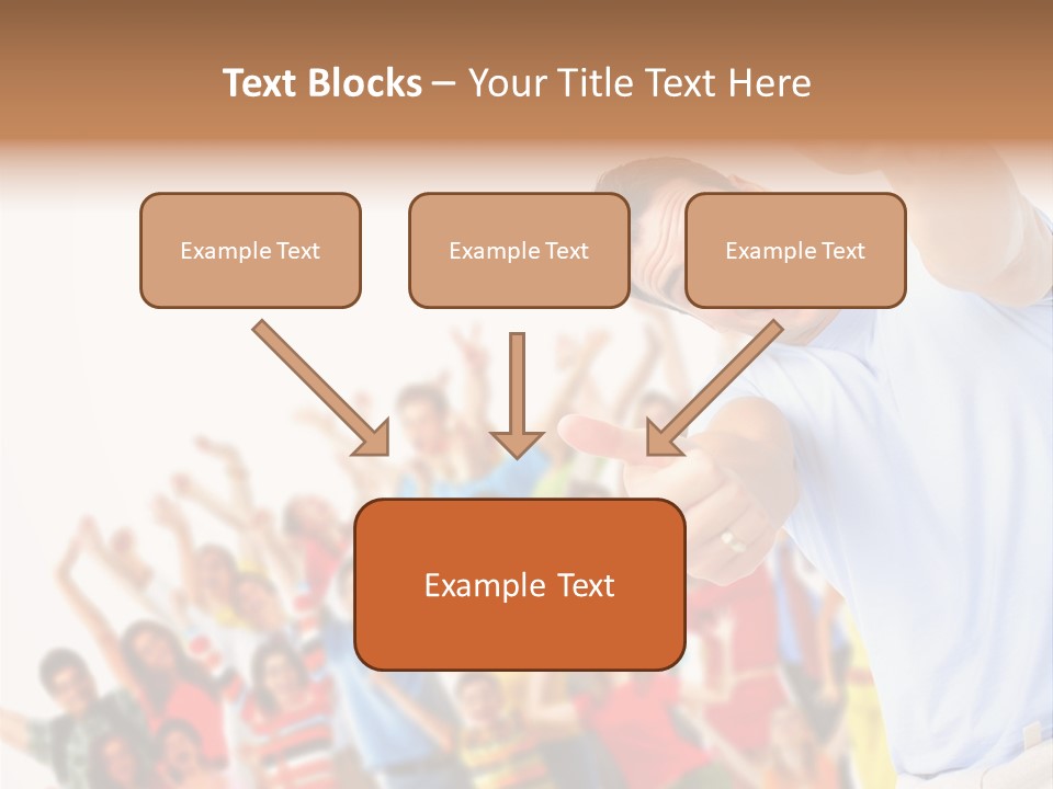 People In The Photo Are Happy PowerPoint Template