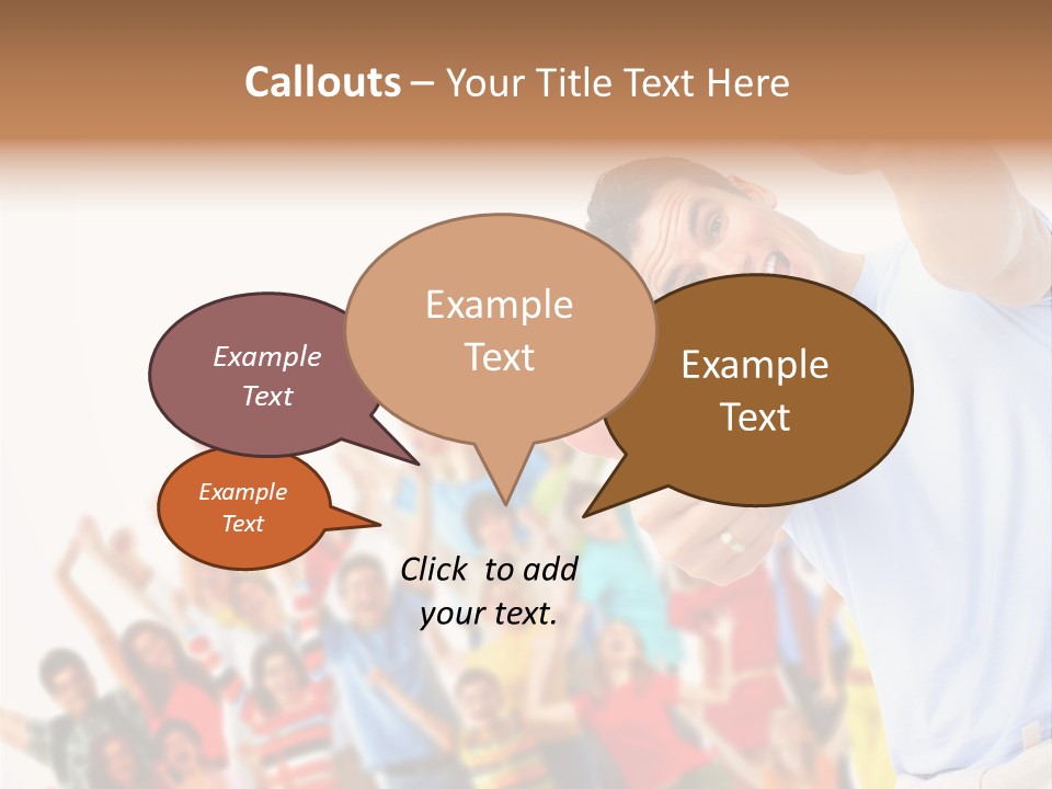 People In The Photo Are Happy PowerPoint Template