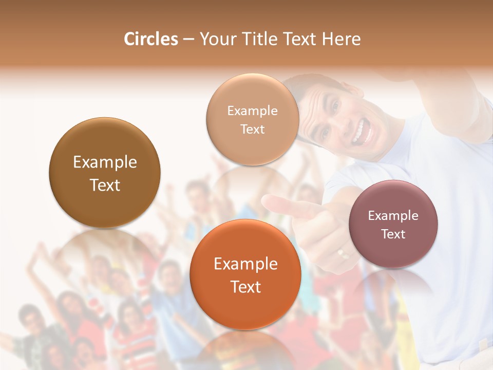 People In The Photo Are Happy PowerPoint Template