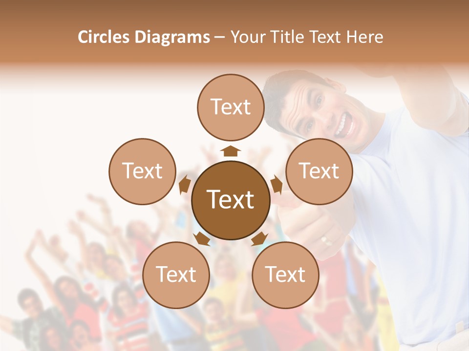 People In The Photo Are Happy PowerPoint Template