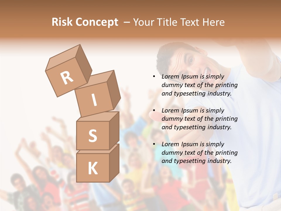 People In The Photo Are Happy PowerPoint Template