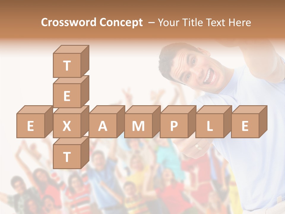 People In The Photo Are Happy PowerPoint Template