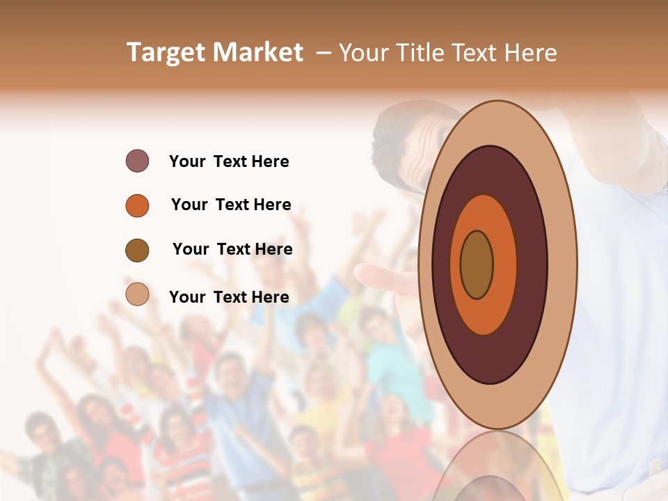 People In The Photo Are Happy PowerPoint Template