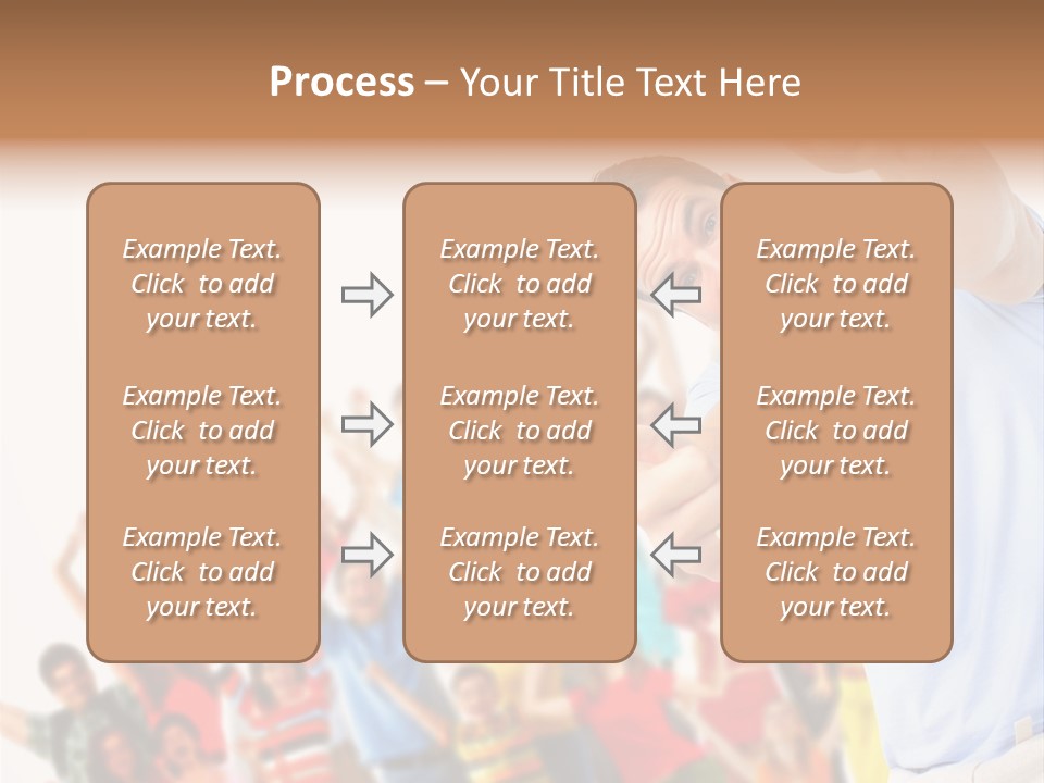 People In The Photo Are Happy PowerPoint Template