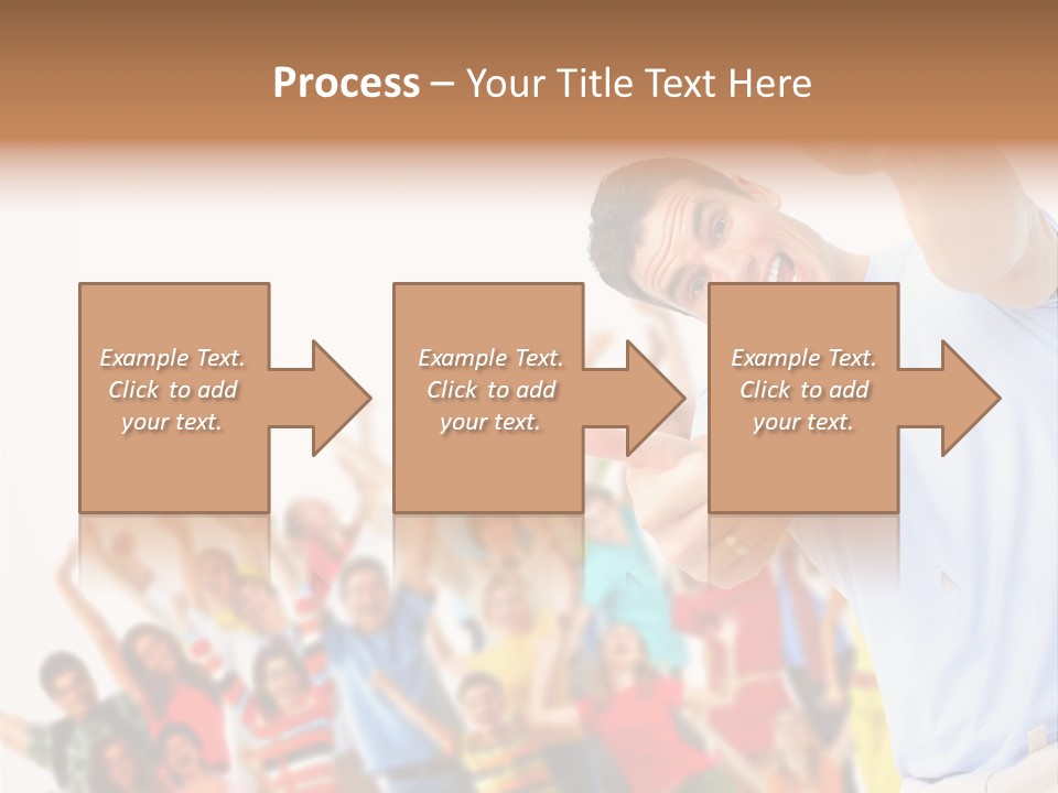 People In The Photo Are Happy PowerPoint Template