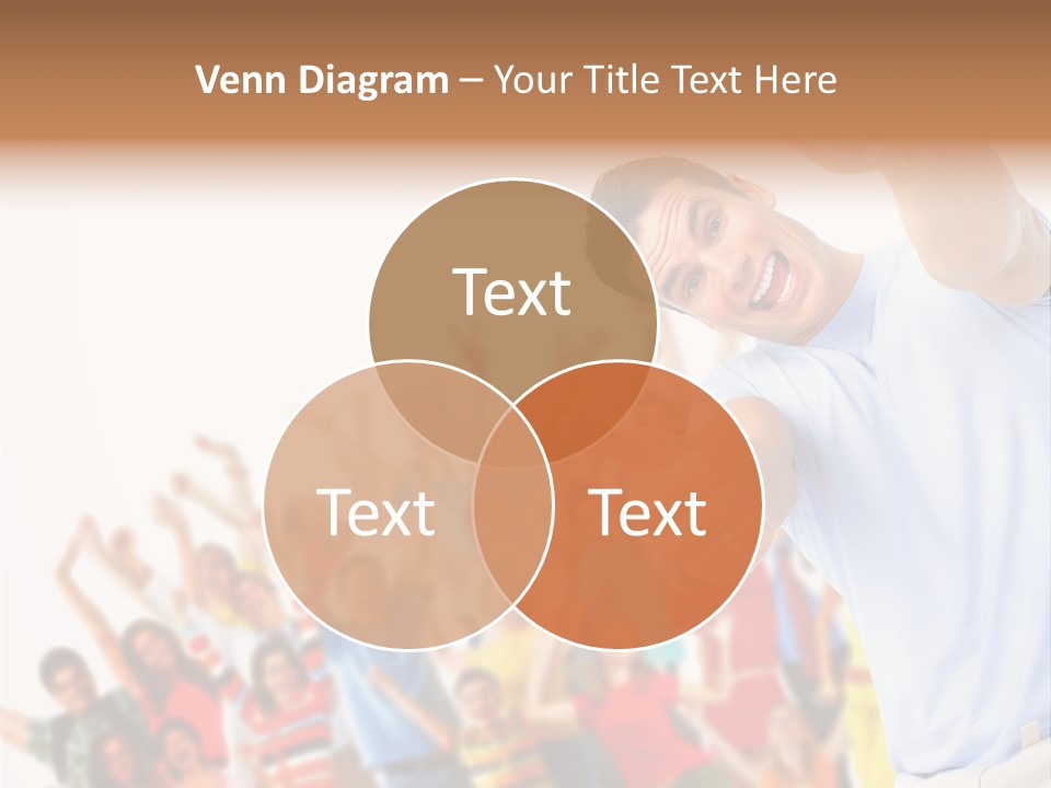 People In The Photo Are Happy PowerPoint Template