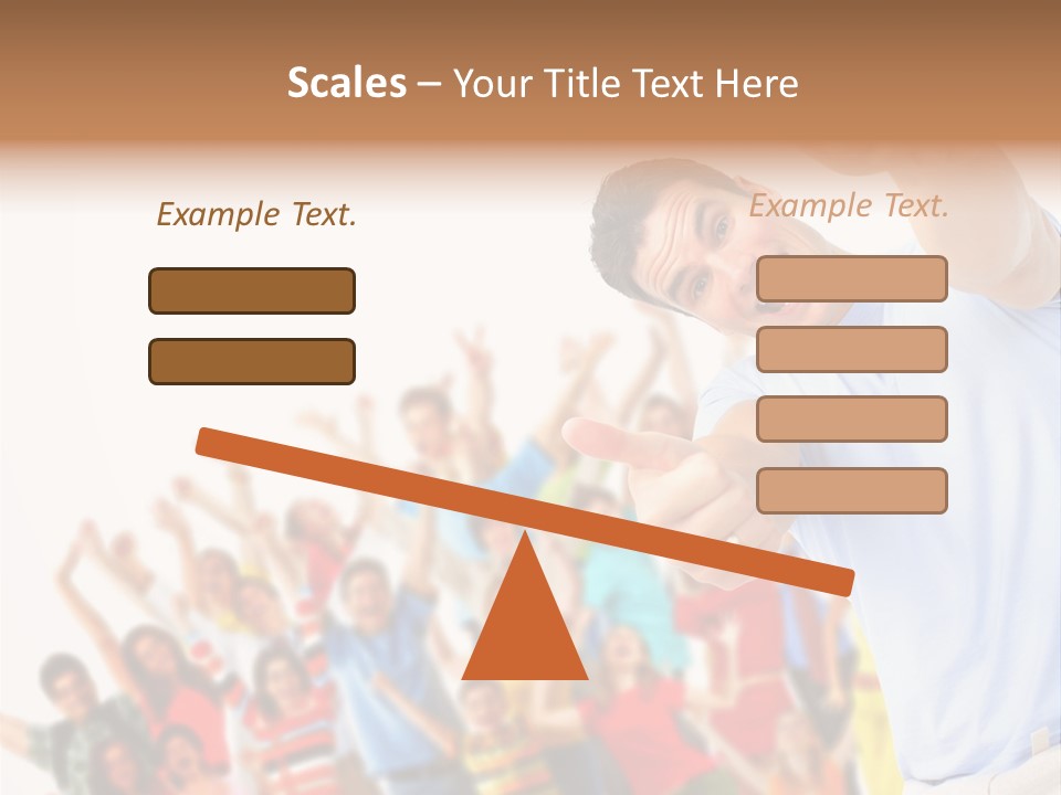 People In The Photo Are Happy PowerPoint Template