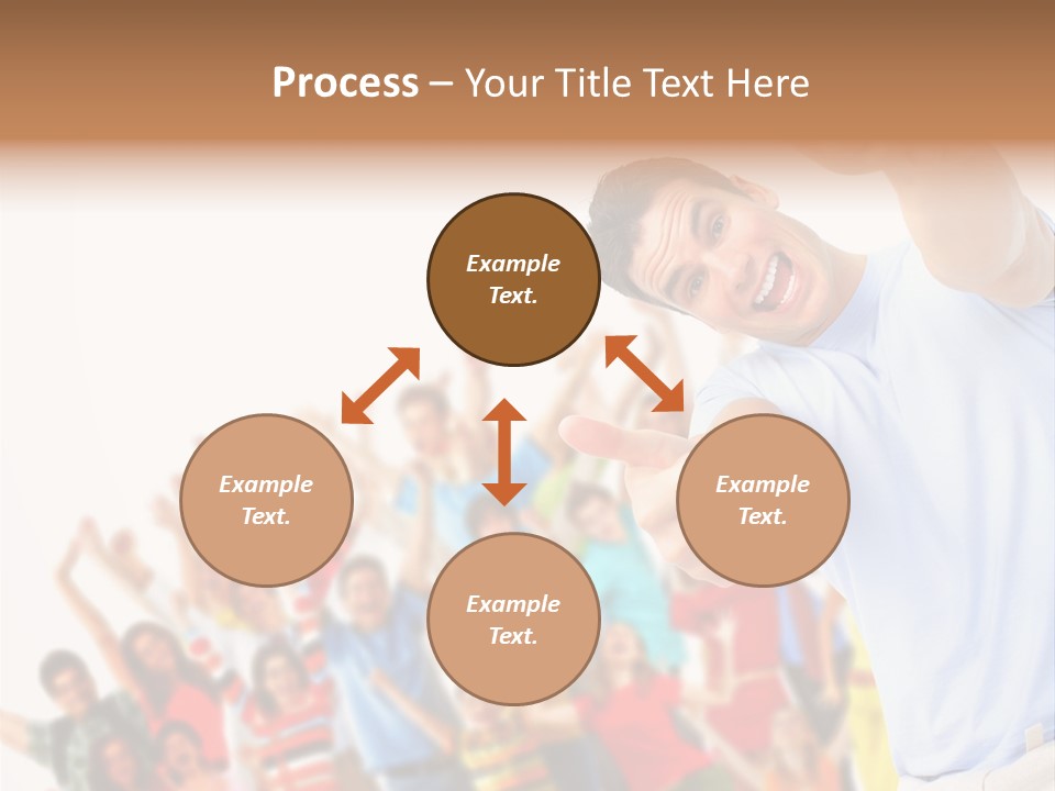 People In The Photo Are Happy PowerPoint Template