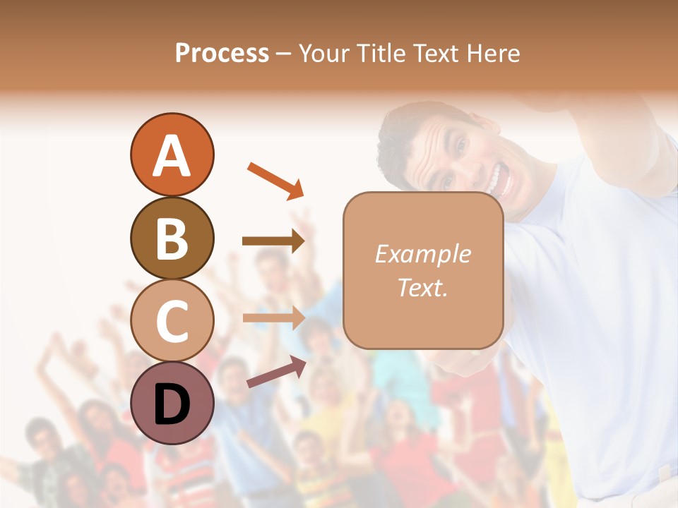 People In The Photo Are Happy PowerPoint Template