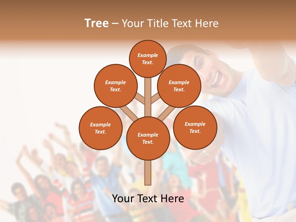 People In The Photo Are Happy PowerPoint Template