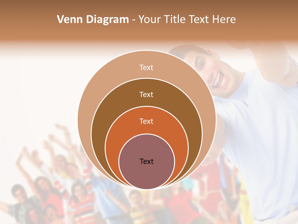 People In The Photo Are Happy PowerPoint Template