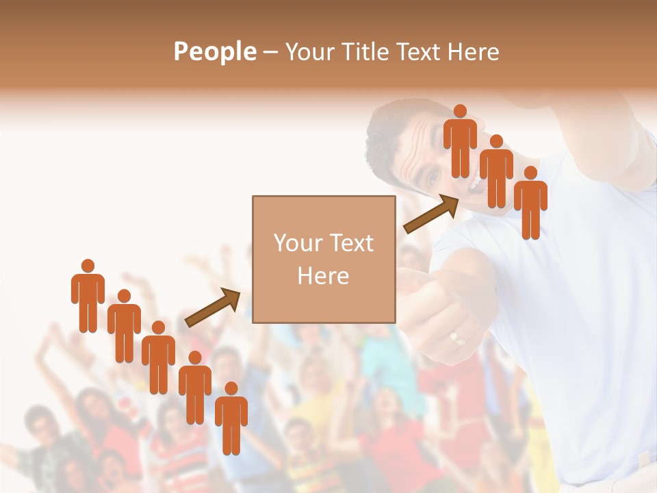 People In The Photo Are Happy PowerPoint Template