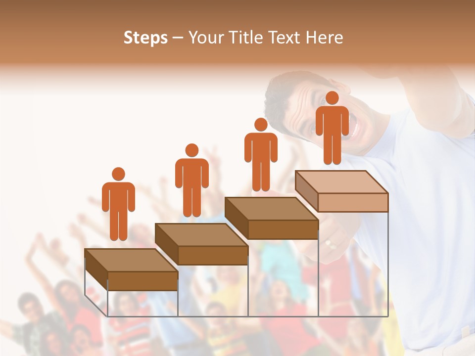 People In The Photo Are Happy PowerPoint Template