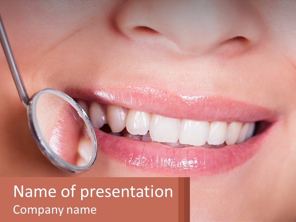 At The Dentist's Appointment PowerPoint Template