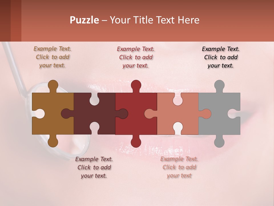 At The Dentist's Appointment PowerPoint Template