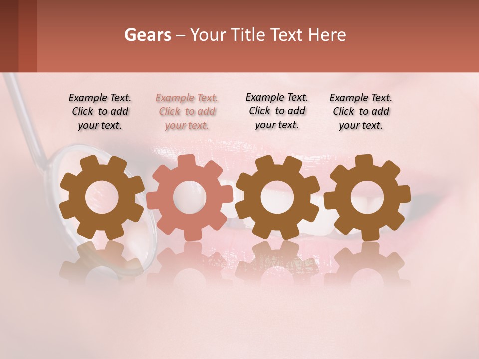 At The Dentist's Appointment PowerPoint Template