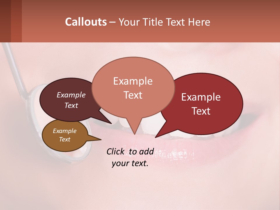 At The Dentist's Appointment PowerPoint Template