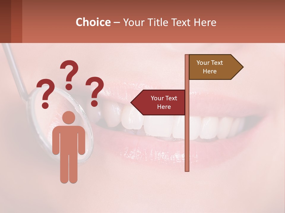 At The Dentist's Appointment PowerPoint Template