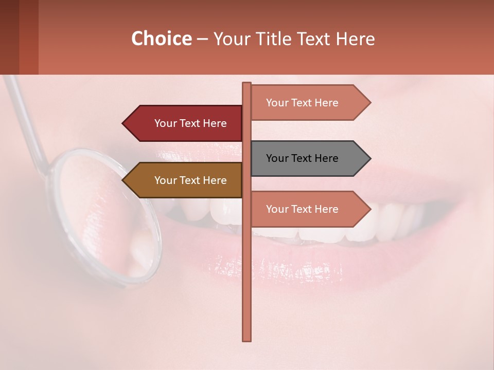 At The Dentist's Appointment PowerPoint Template