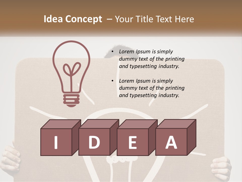 There Is An Idea PowerPoint Template