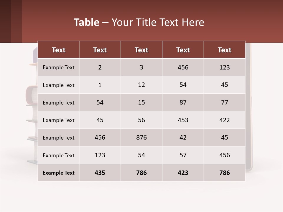 Comparison Of Paper Books And E-Books PowerPoint Template