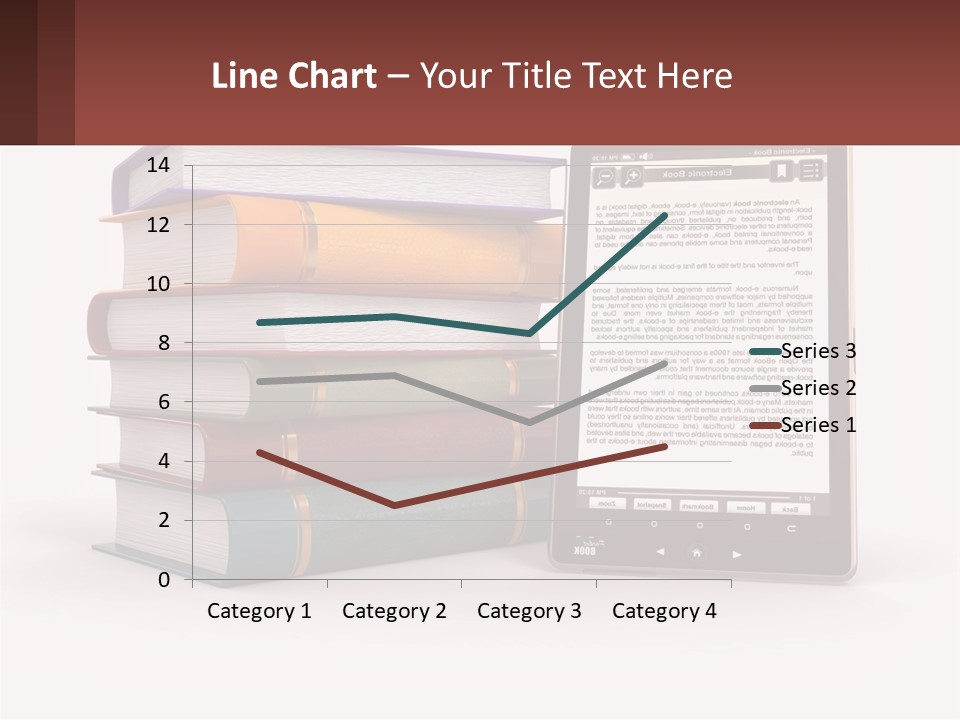 Comparison Of Paper Books And E-Books PowerPoint Template