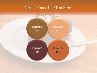 A Piece Of Cake On A Plate PowerPoint Template