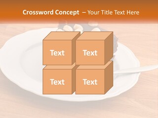 A Piece Of Cake On A Plate PowerPoint Template