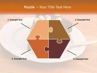 A Piece Of Cake On A Plate PowerPoint Template