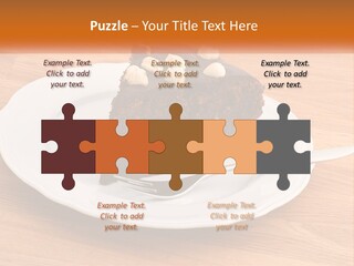A Piece Of Cake On A Plate PowerPoint Template