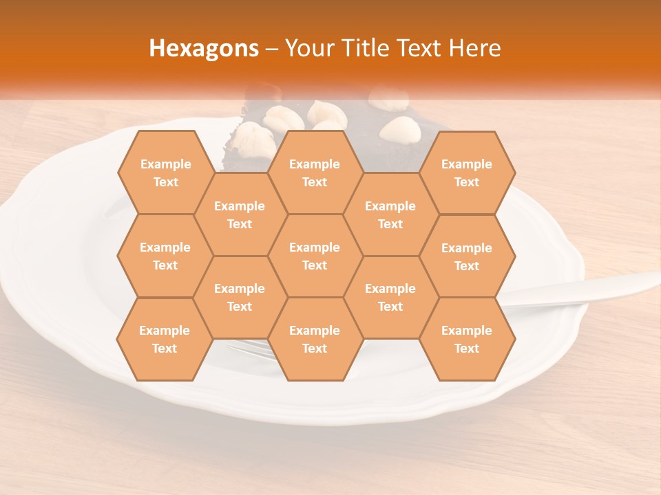 A Piece Of Cake On A Plate PowerPoint Template