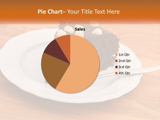 A Piece Of Cake On A Plate PowerPoint Template