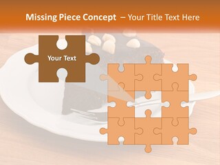 A Piece Of Cake On A Plate PowerPoint Template
