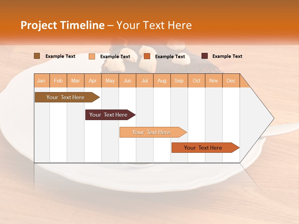 A Piece Of Cake On A Plate PowerPoint Template