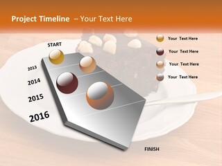 A Piece Of Cake On A Plate PowerPoint Template