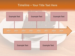 A Piece Of Cake On A Plate PowerPoint Template