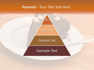 A Piece Of Cake On A Plate PowerPoint Template