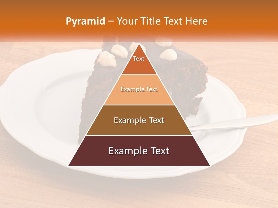A Piece Of Cake On A Plate PowerPoint Template