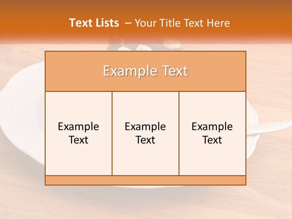 A Piece Of Cake On A Plate PowerPoint Template