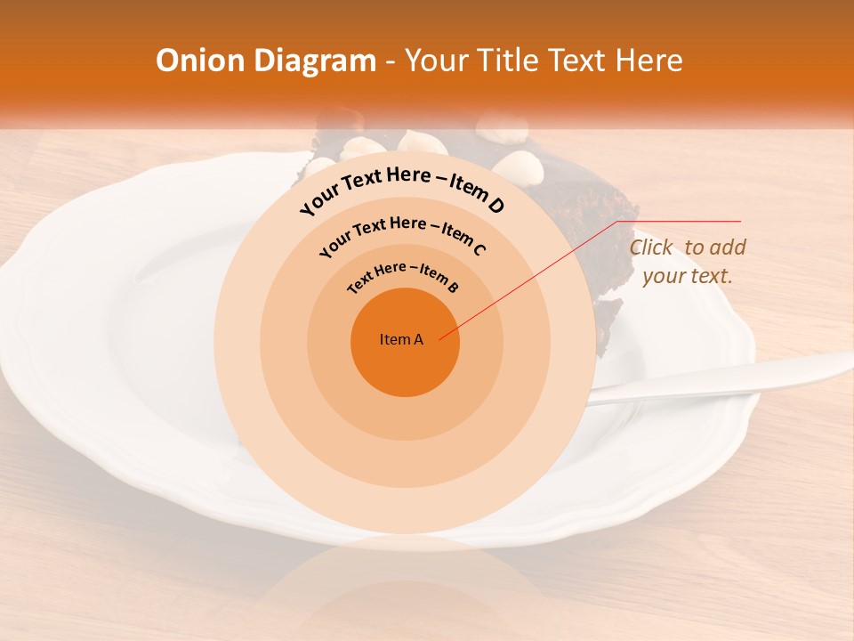 A Piece Of Cake On A Plate PowerPoint Template