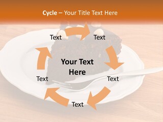 A Piece Of Cake On A Plate PowerPoint Template