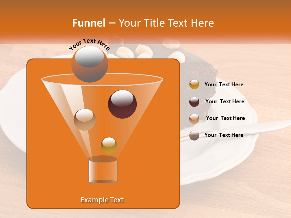 A Piece Of Cake On A Plate PowerPoint Template