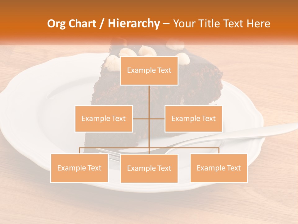 A Piece Of Cake On A Plate PowerPoint Template