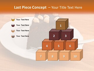 A Piece Of Cake On A Plate PowerPoint Template