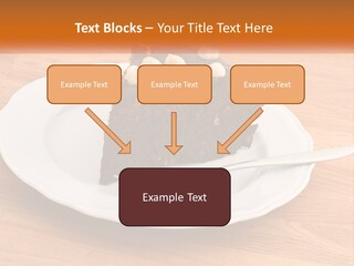 A Piece Of Cake On A Plate PowerPoint Template