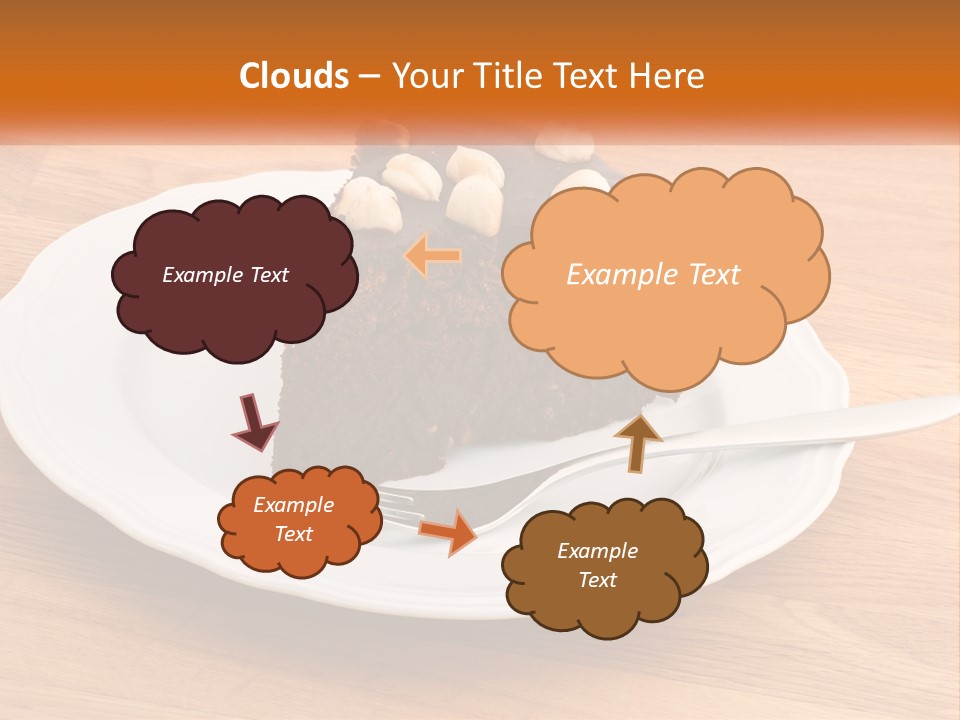 A Piece Of Cake On A Plate PowerPoint Template