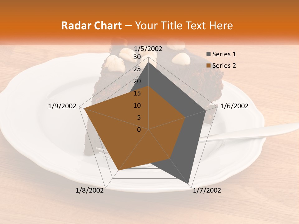 A Piece Of Cake On A Plate PowerPoint Template